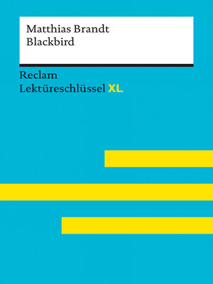 cover image of Blackbird von Matthias Brandt